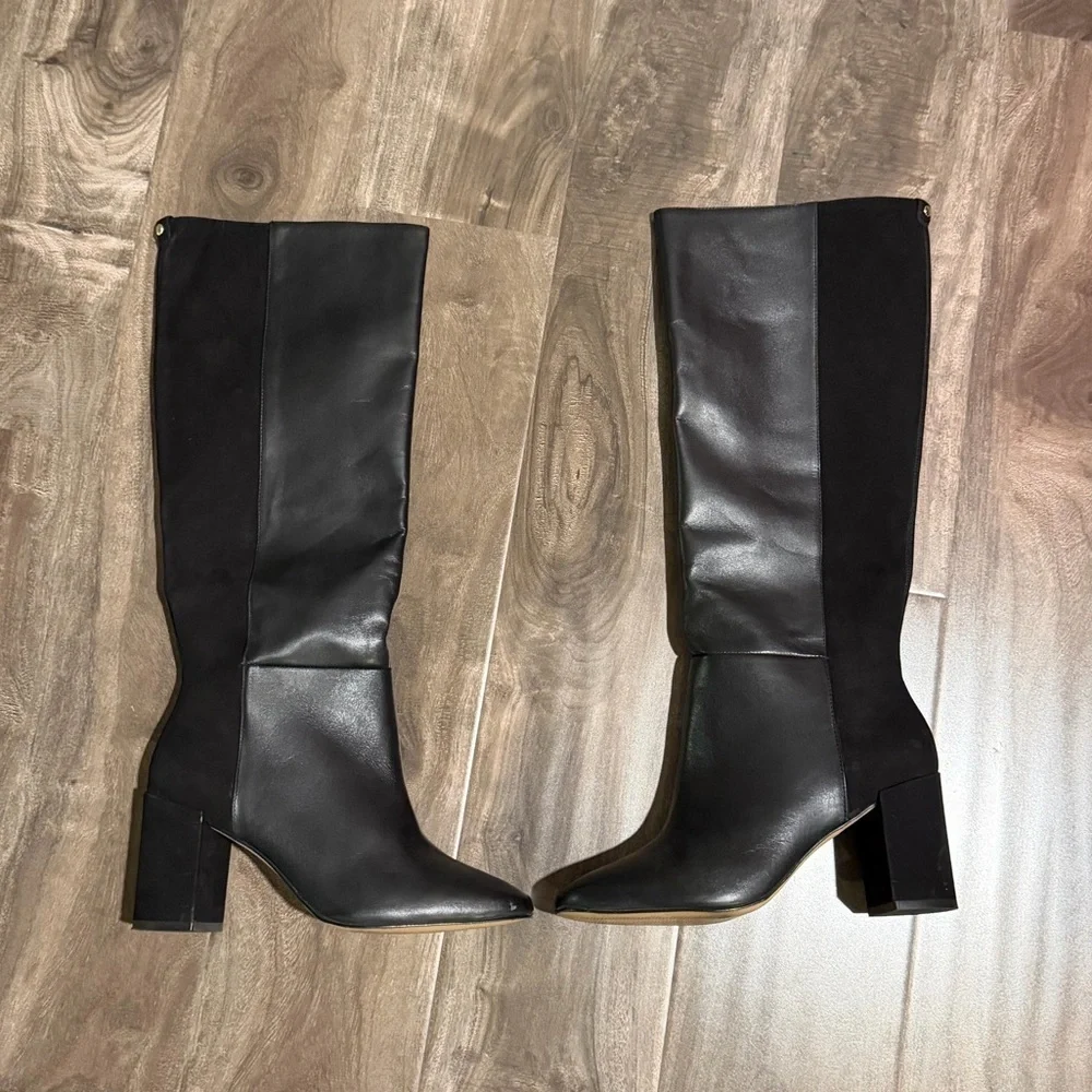 Sleek Black Over the Knee Boots
